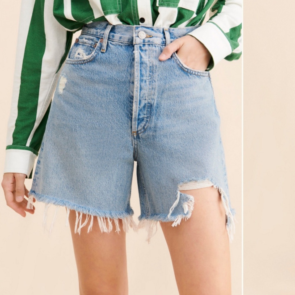 Agolde Stella Distressed Short - Size 29